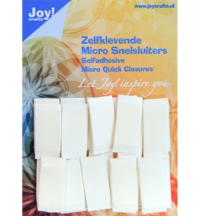 Joy! Crafts Zelfklevende Micro Snelsluiters 10x25mm 24st