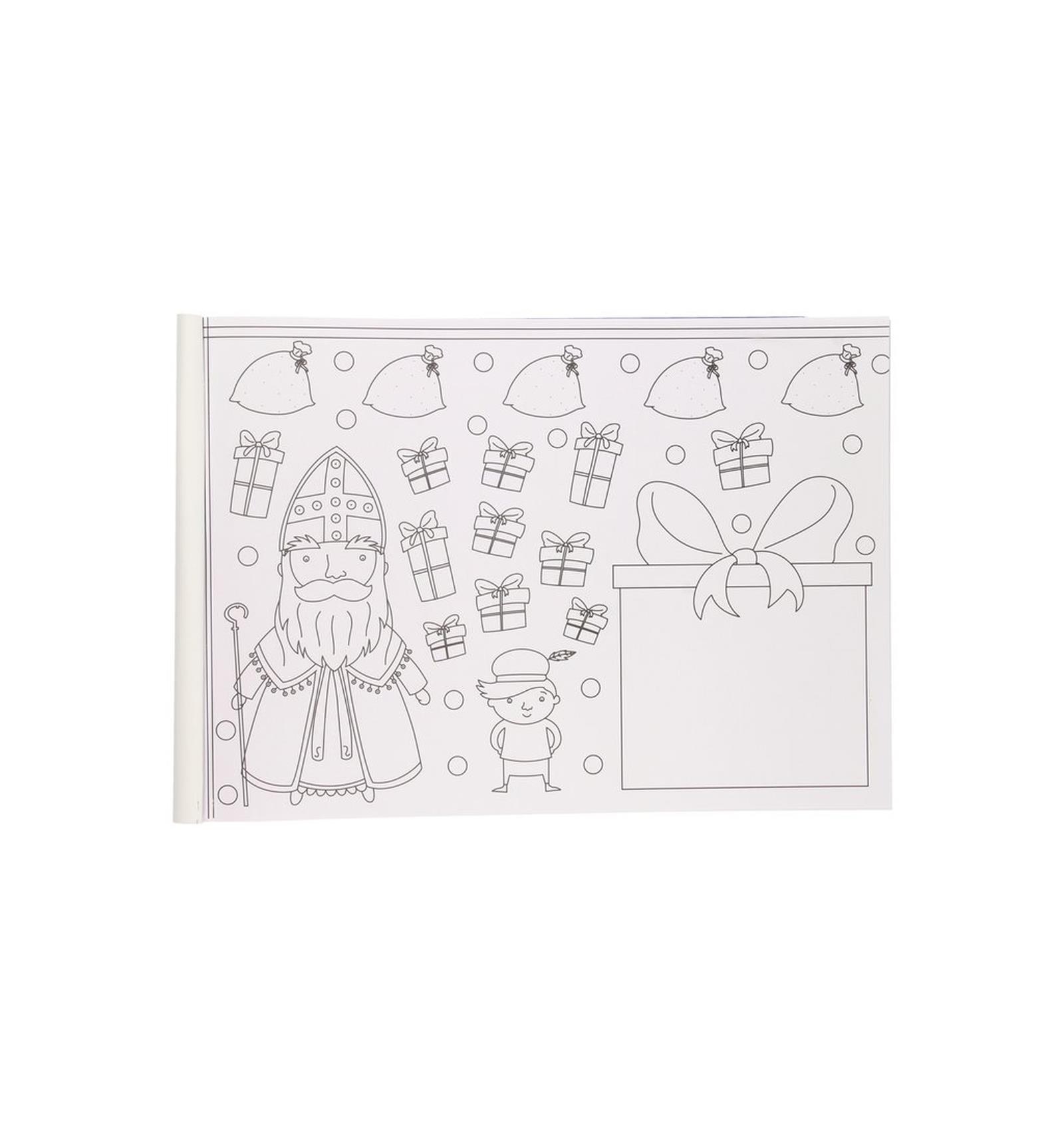 Kleurboek Sinterklaas Placemats 42X30 CM