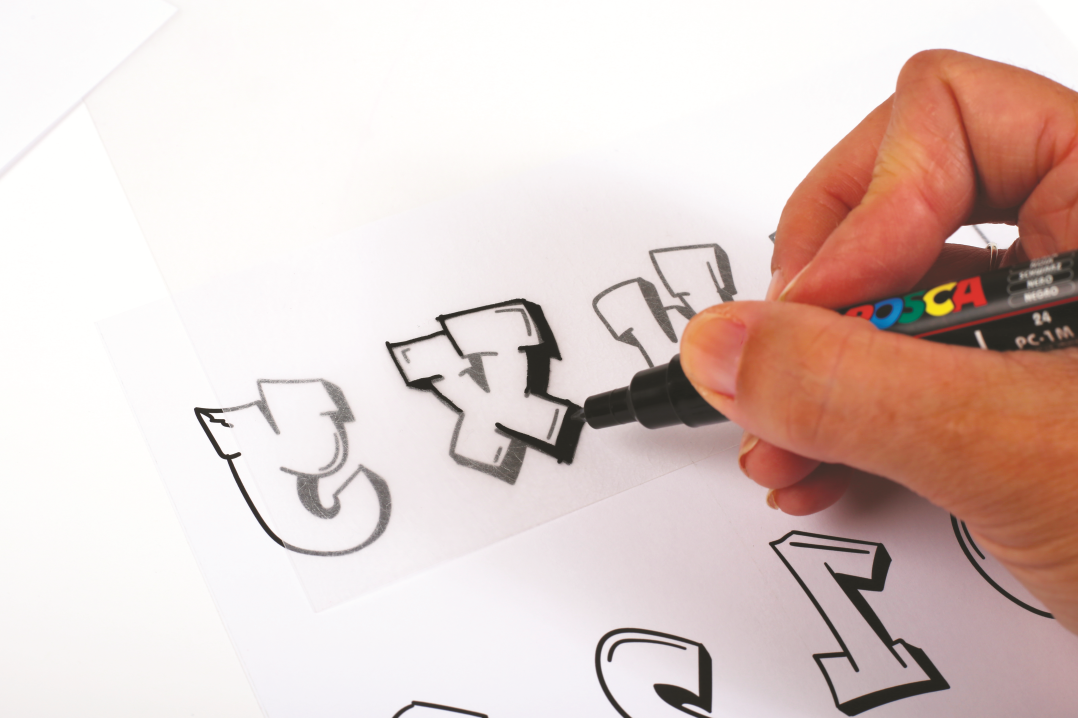 Kit plastique dingue alphabet graff