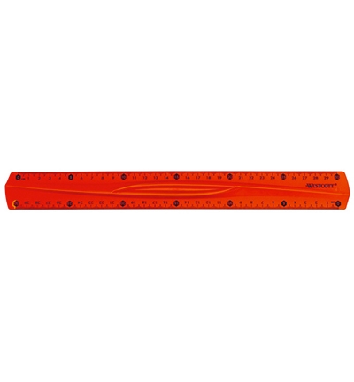 Liniaal 15cm flex transparant