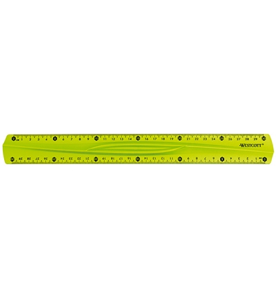 Liniaal 15cm flex transparant