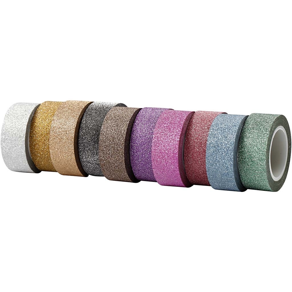 Masking Tape Set 10x6 m Glitter