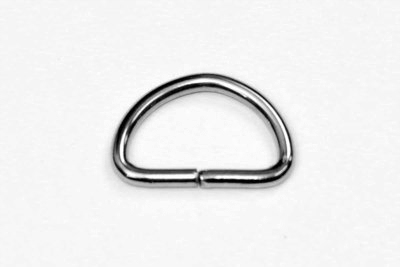 Metalen D ring | 13mm | Zilverkleur | 10 stuks