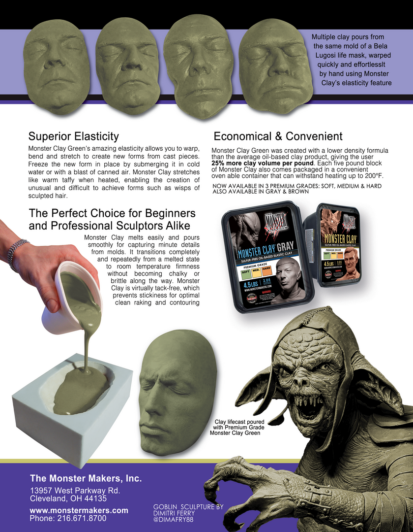 Monster Clay SOFT hardness | GREEN