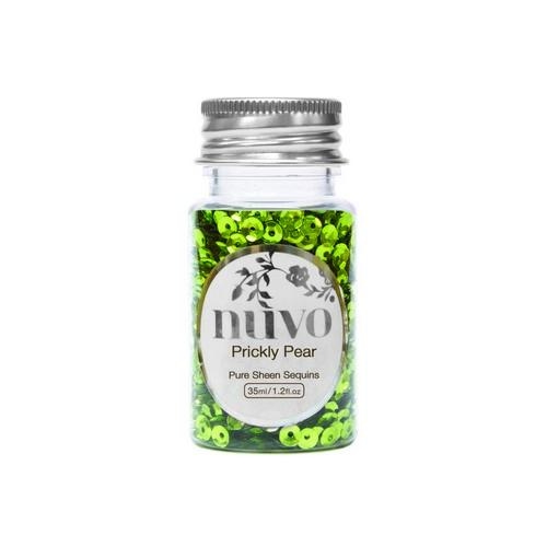 Nuvo pure sheen pailletten - Sequins  Prickly Pear