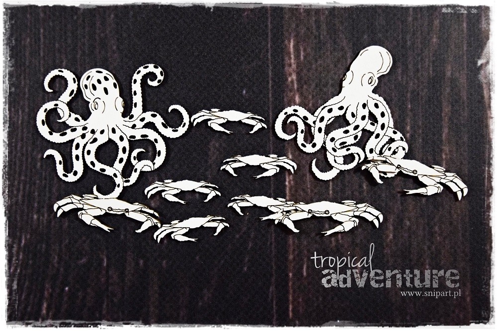 Octopussen #2 in softboard | Tropical Adventure | Snipart
