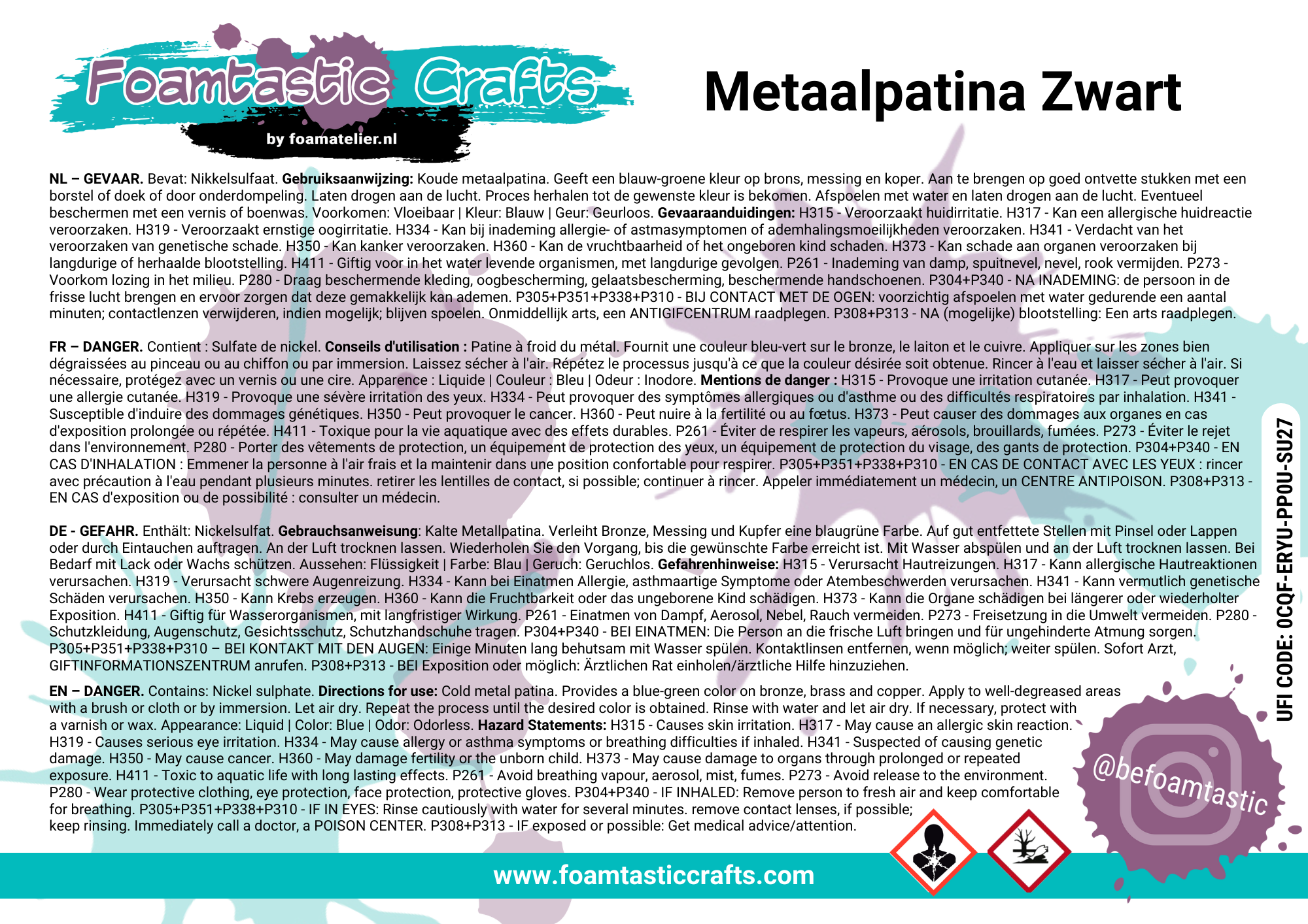 Patina Zwart op ijzer 1140 / C | 250 ml