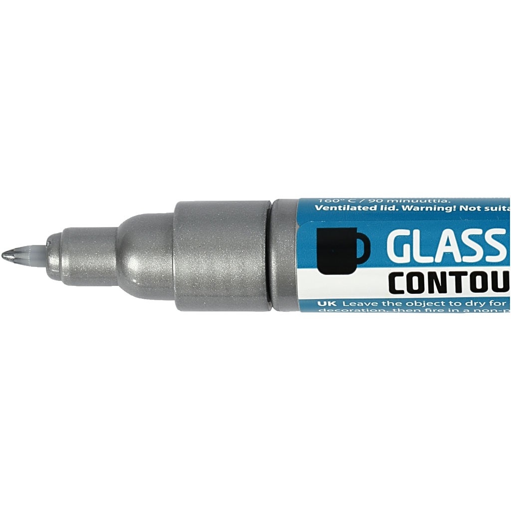 Pébéo Porcelaine 150 Marker - Zilver