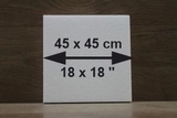 Piepschuim plaat 45 x 45 x 2cm