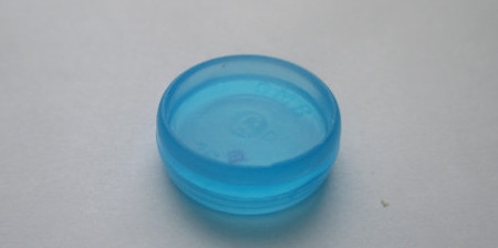 Planner disc | Turquoise transparant 16 mm | 8 stuks