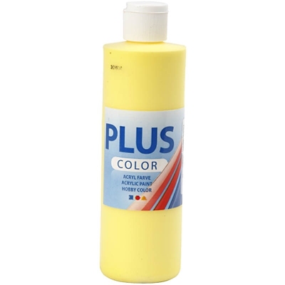 Plus Color Acrylverf Primary Yellow 250 ml