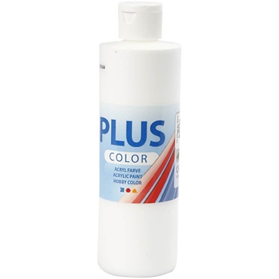 Plus Color Acrylverf Wit 250 ml
