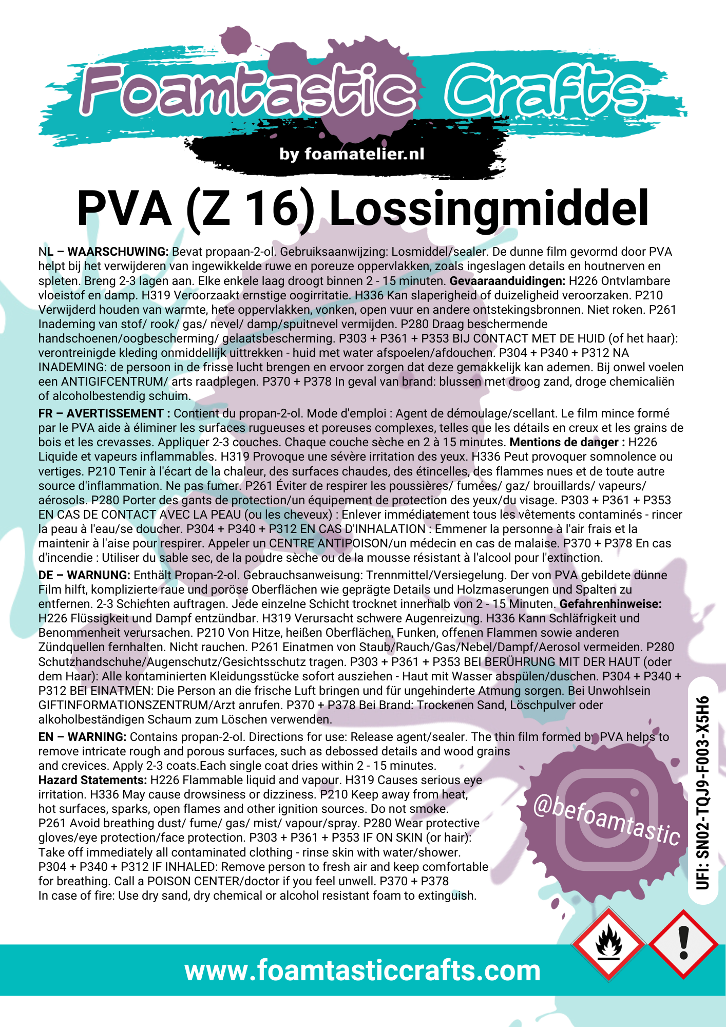 PVA (Z 16) | Lossing middel | 250ml