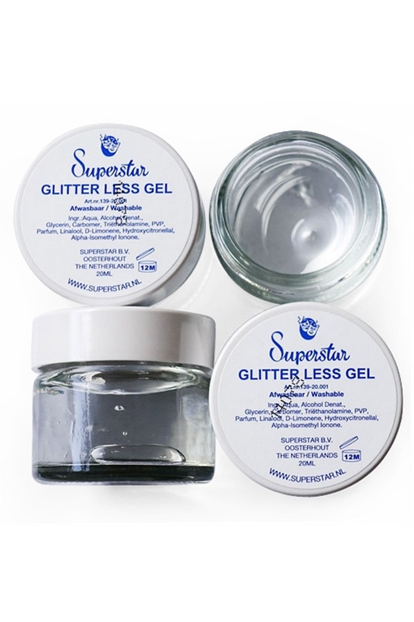 PXP glitter fix gel flesje met kwastje 15 ml