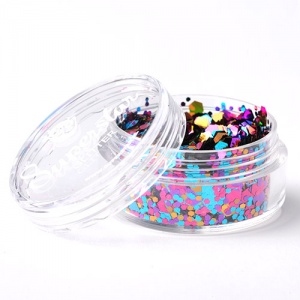 PXP pressed chunky glitter rood-wit | 10 ml