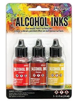 Ranger Alcohol Ink Kit Orange / Yellow Spectrum