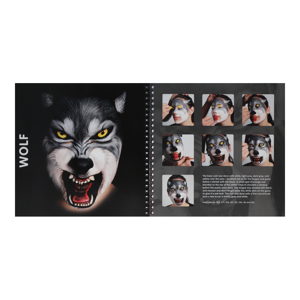Scary Facepainting by Nick Wolfe