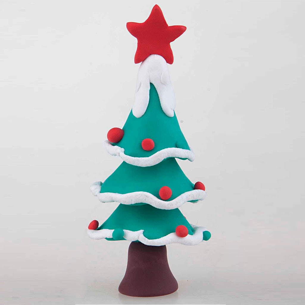 Silk Clay - Assortiment, kleuren assorti Kerst, 6x14 gr