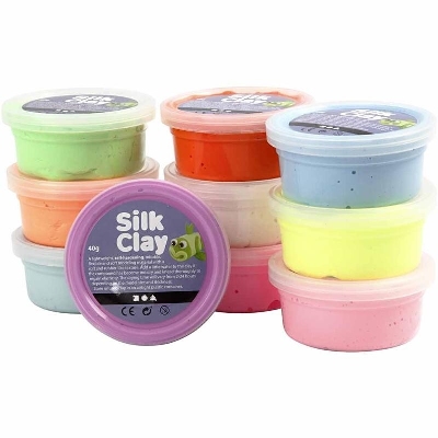 Silk Clay | Assortiment Basis 2 | Set 10 x 40 gram