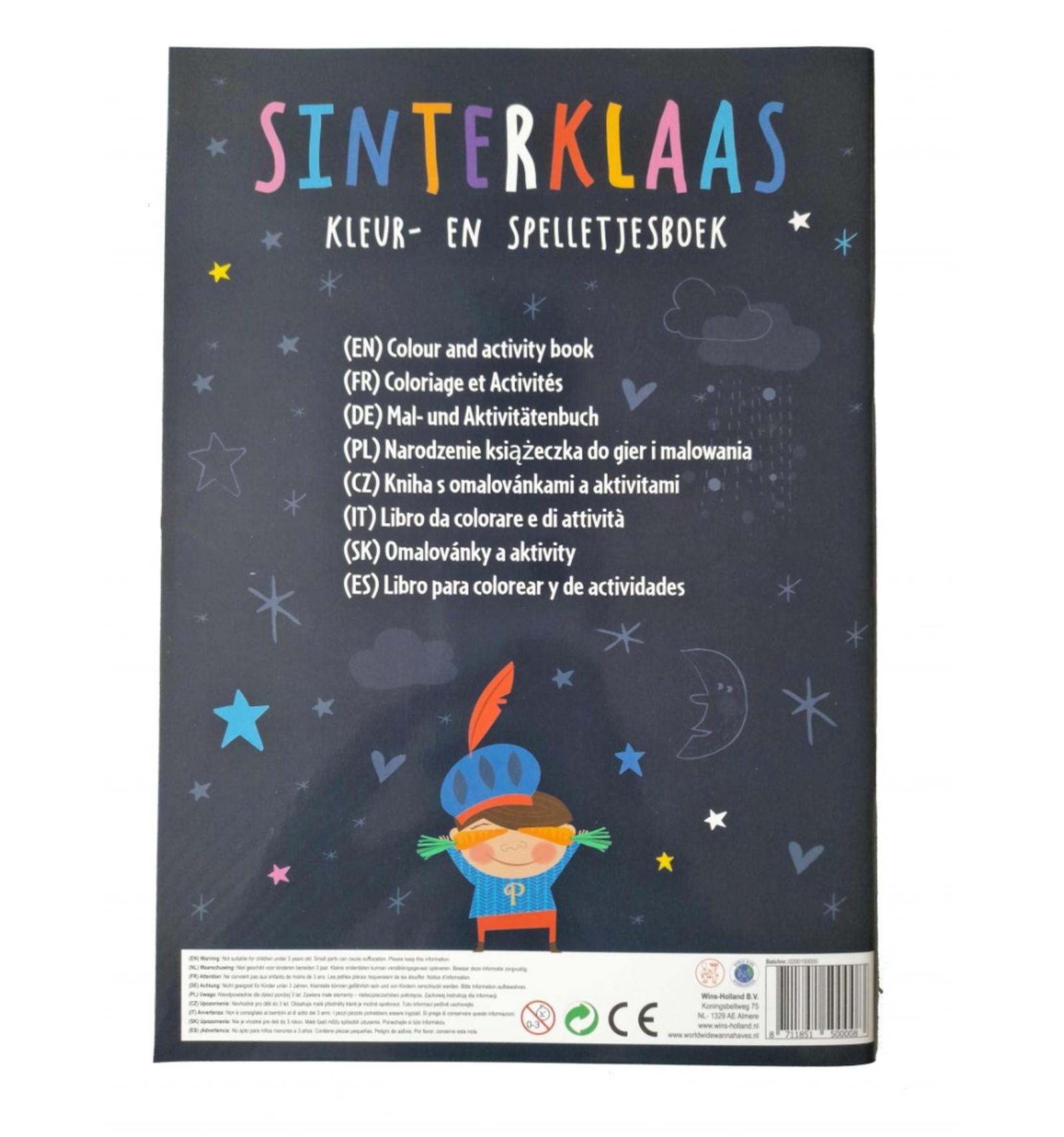 Sinterklaas Kleur en Activiteitenboek A4