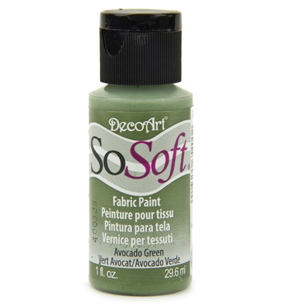SoSoft Fabric Acrylics Avocado Green | 30ml
