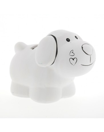 Spaarpot Hond zittend