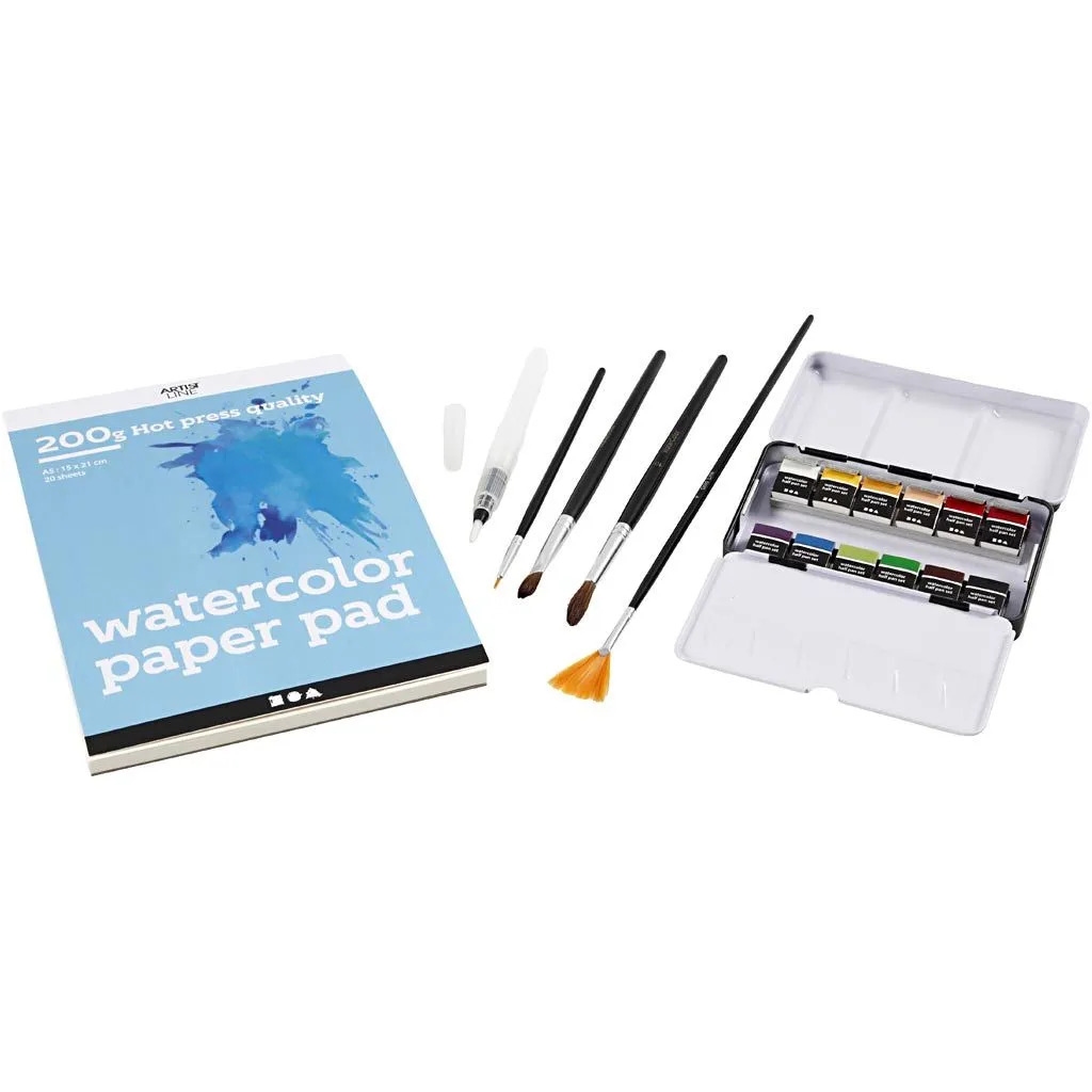 Starter Hobbyset Aquarel | Leer aquarelleren