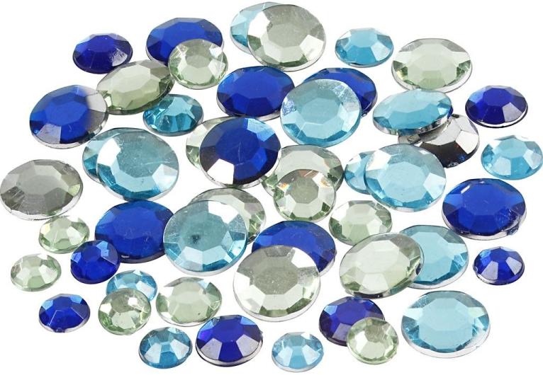 Strasstenen Rond Blauwe Harmonie 6-12 mm 360 stuks