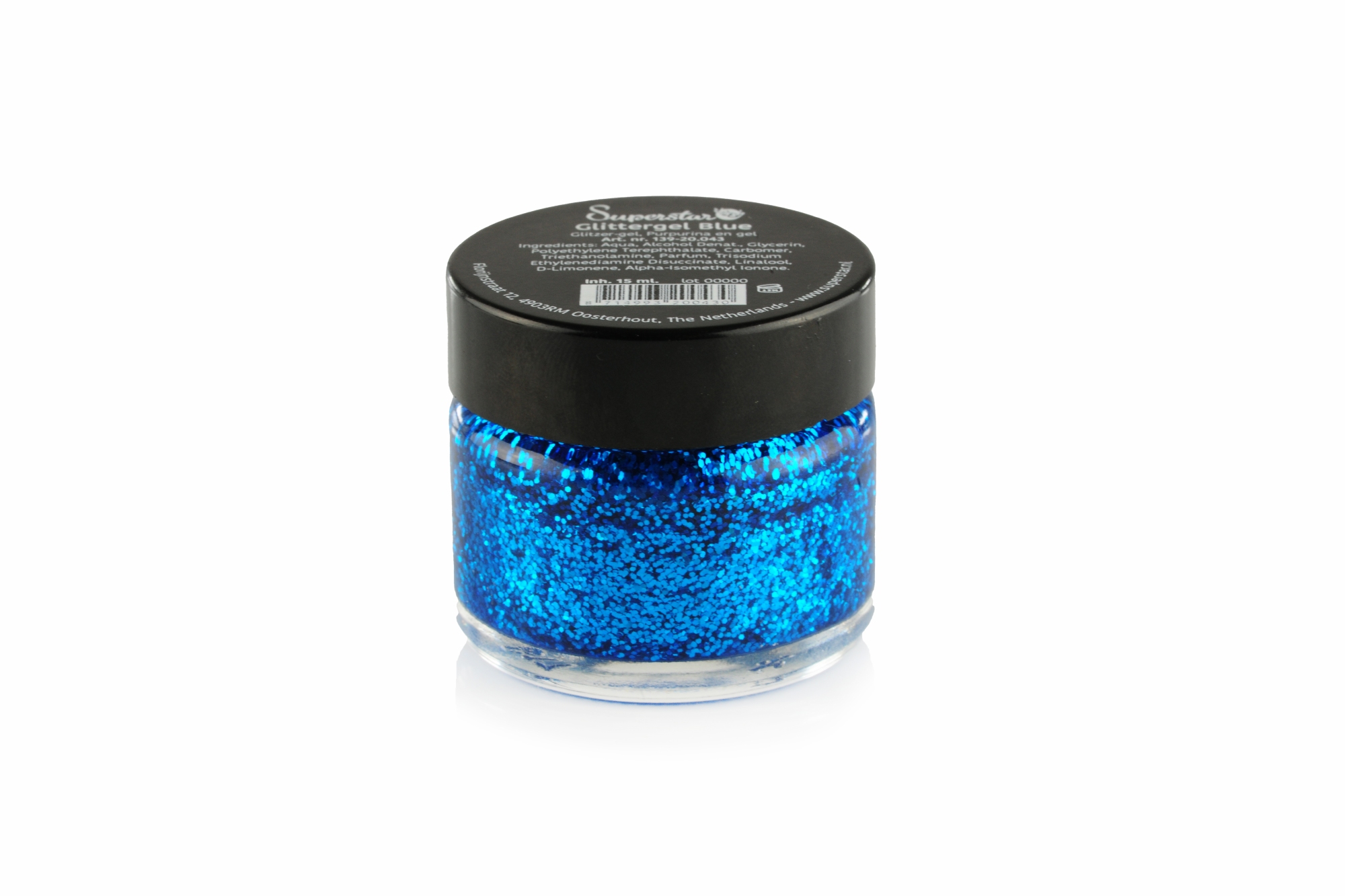 Superstar | Glittergel Blauw