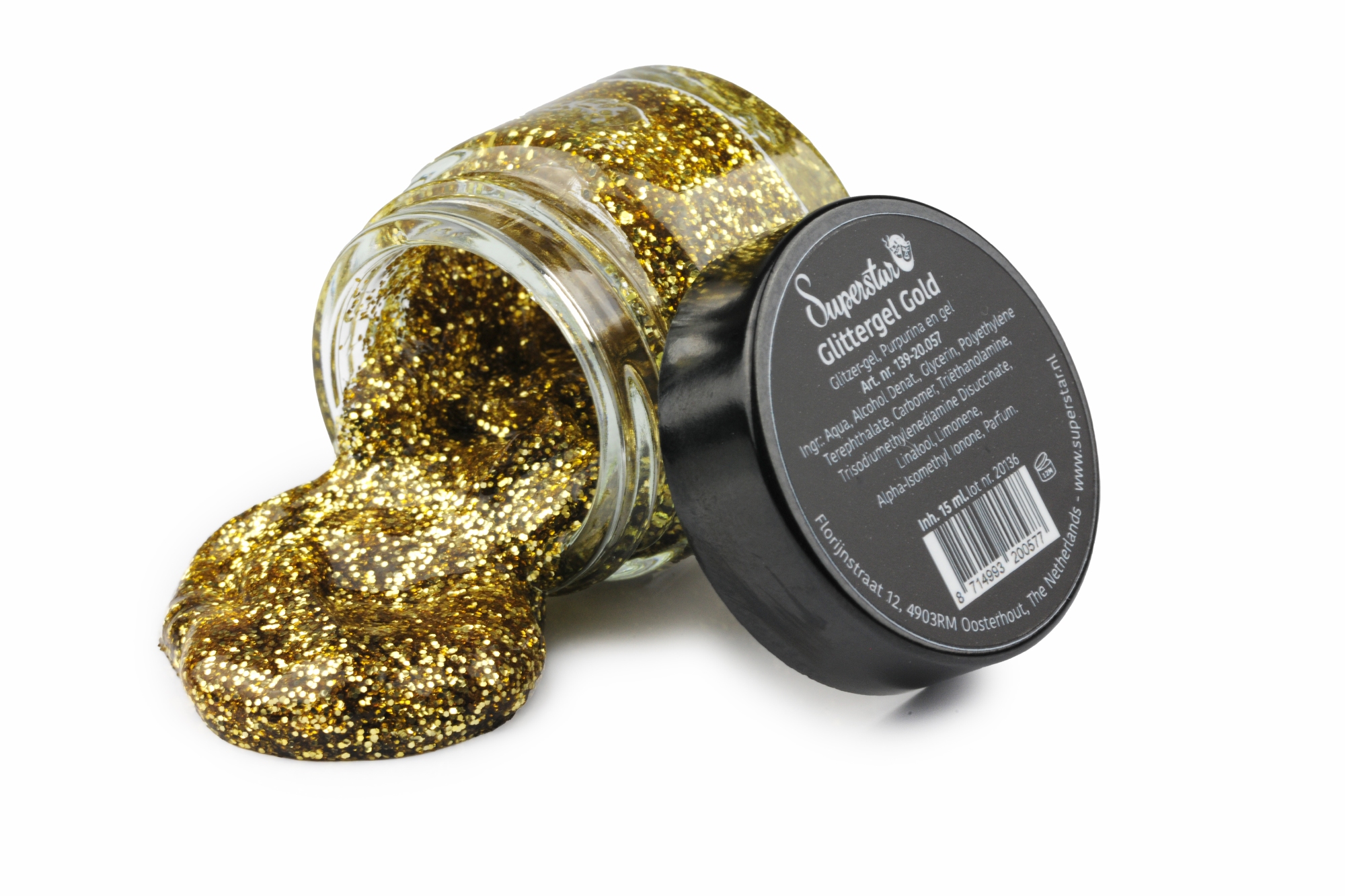 Superstar | Glittergel Goud