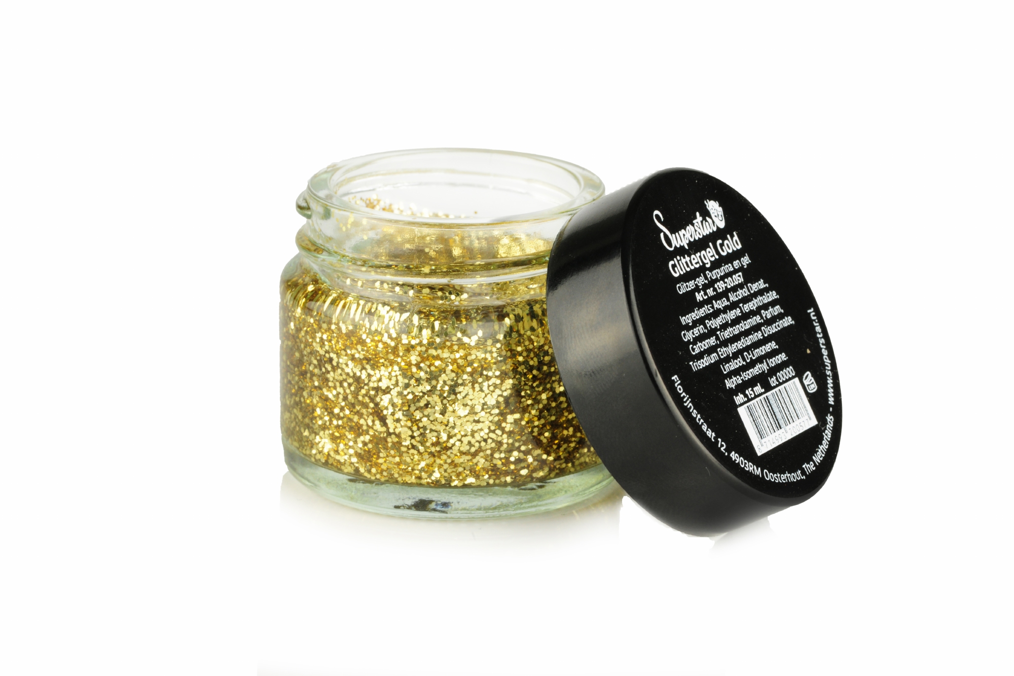 Superstar | Glittergel Goud