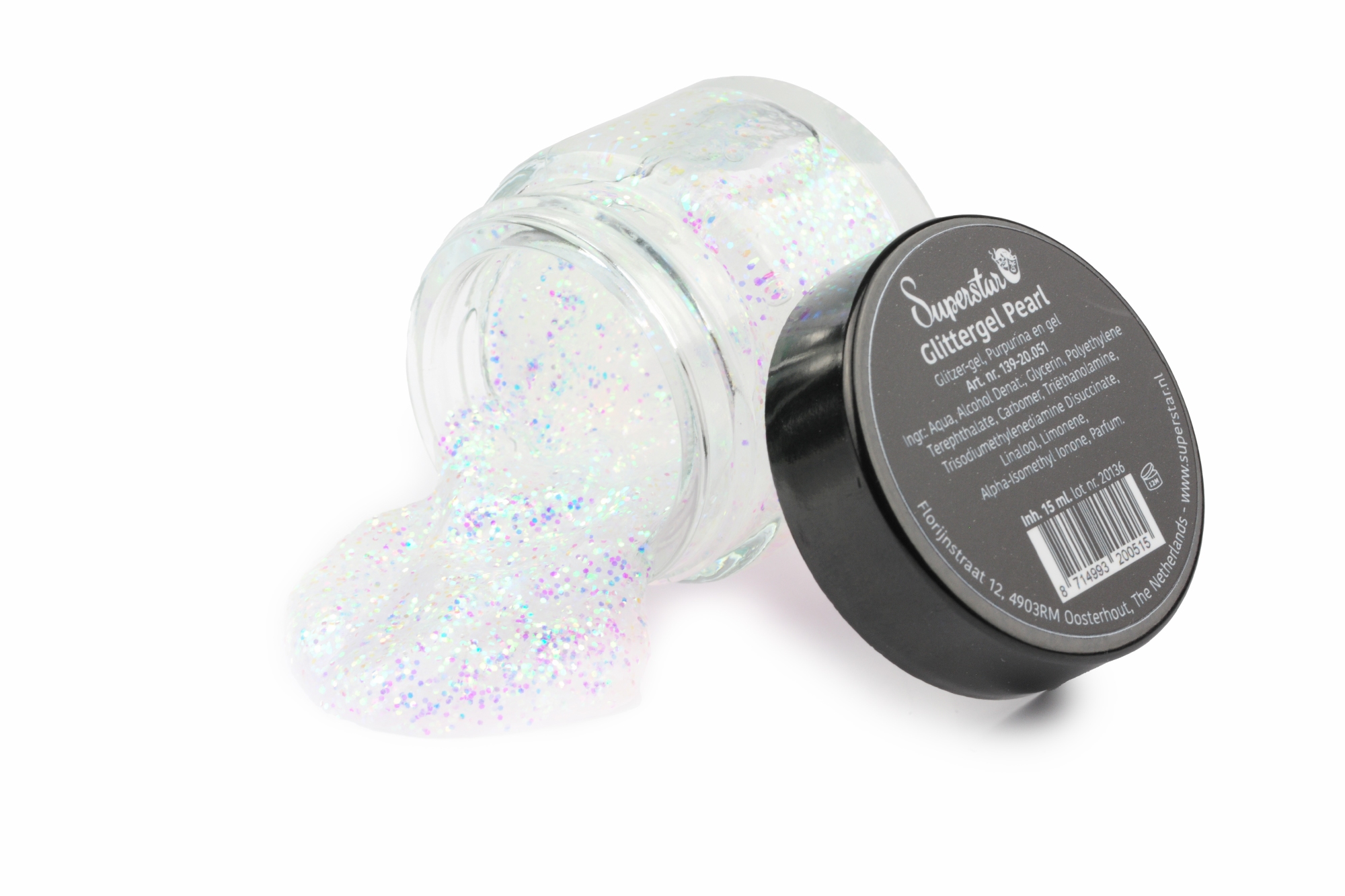 Superstar | Glittergel Zilver