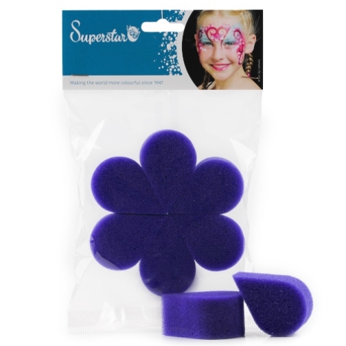 Superstar Butterfly Sponge | set van 6 stuks