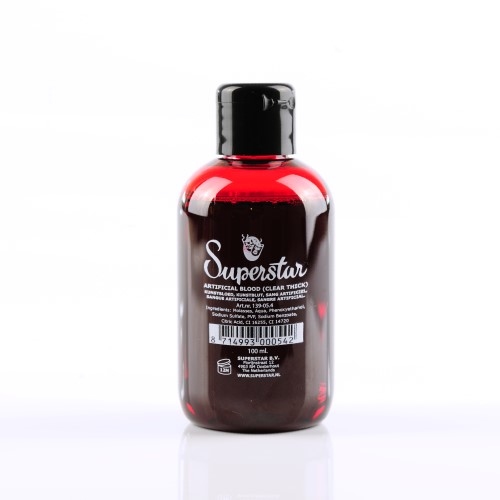 Superstar Fake Blood, clear thick clotting 100 ml.