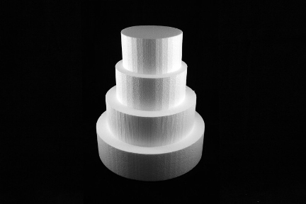 Taartdummie Rond 22,5cm | dikte 12,5 cm
