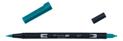 Tombow ABT Dual Brush pen Tiki Teal | nr 407