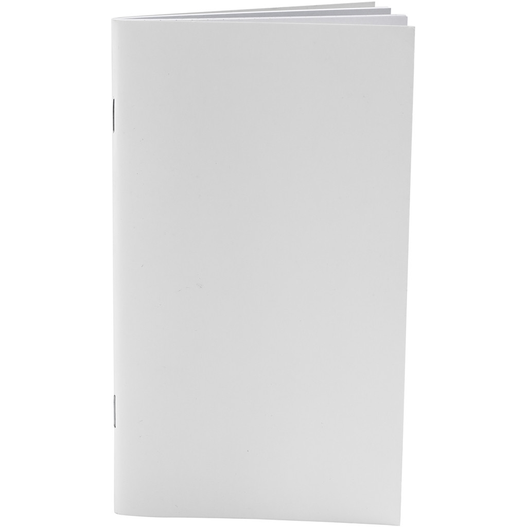 Travel notebook | afm 9,5x16,6 cm, 100 gr, wit