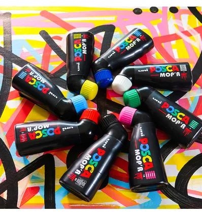 Uni Posca Verfmarker XXL Mop'R Wit