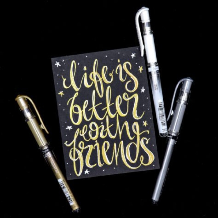 Uniball Signo Gelpen Glitter Goud