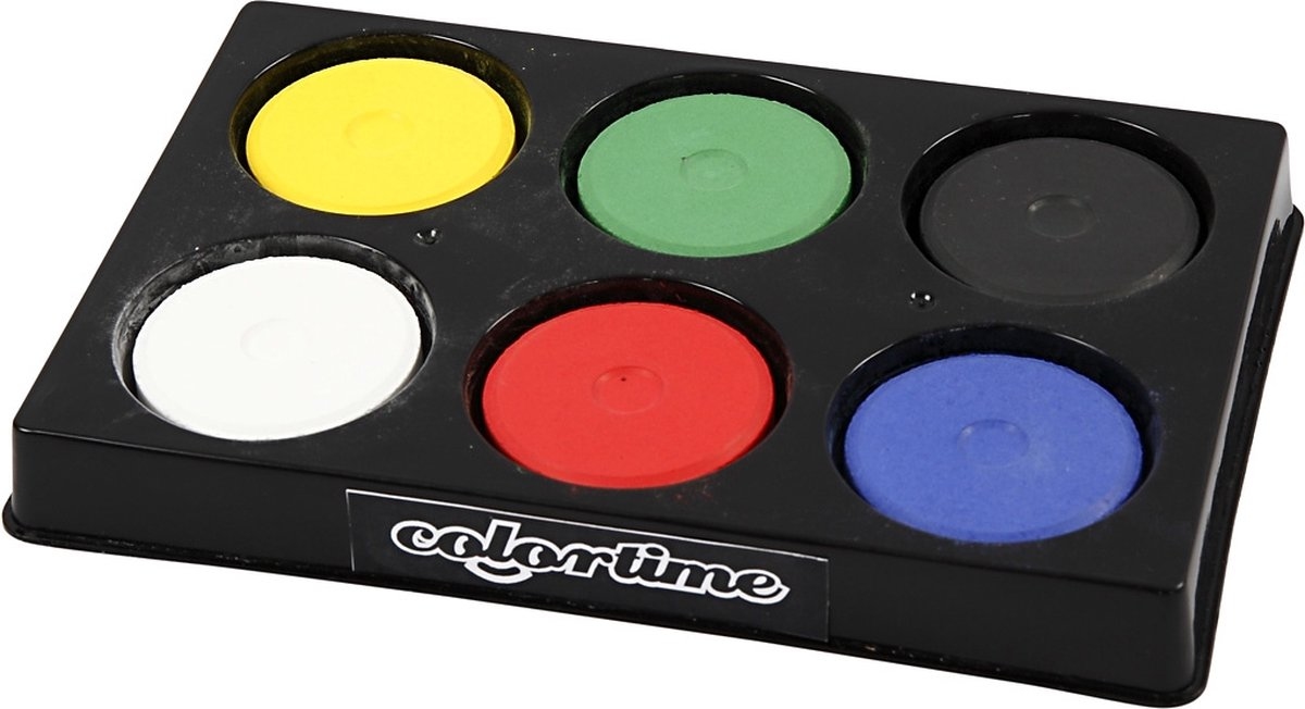 Verfdoos Colortime waterverf primaire kleuren