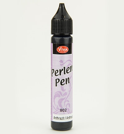Viva Decor | Parelpen 28ml | Antraciet