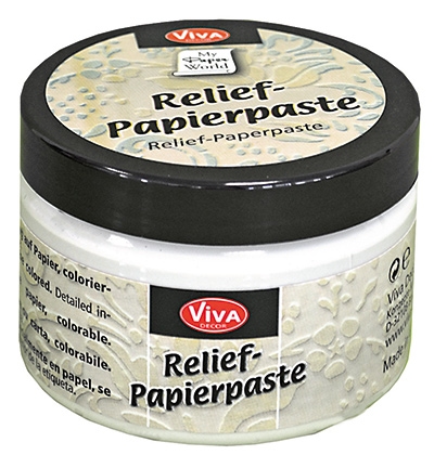 Viva Decor Relief pasta voor papier Altweiß
