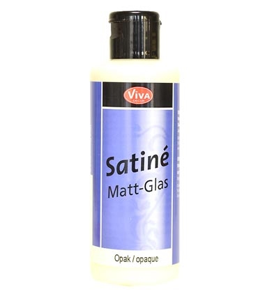 Viva Decor Satine Matt Glass | Wit