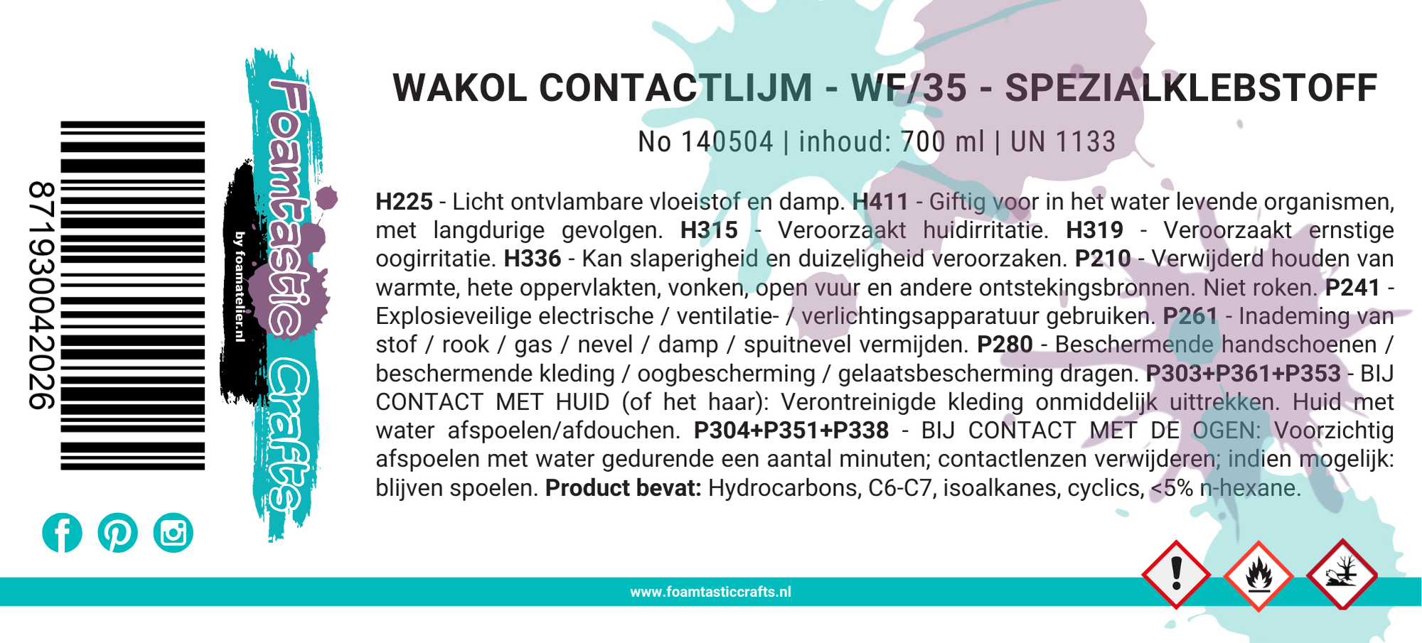 Wakol Contactlijm WF35 - blik 0,5 kg | L 1405