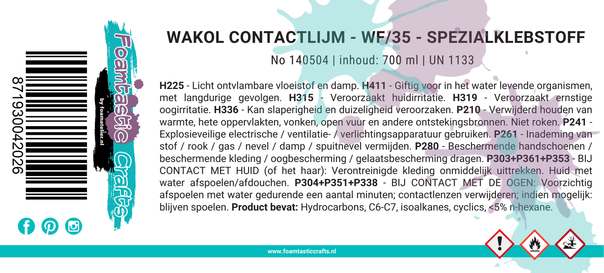 Wakol Contactlijm WF35 - blik 0,7 kg | L 1405