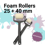 Foamtastic Tools | Foam Rollers 25 + 40 mm | 2 stuks