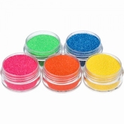 Fluorescent Glitter Set for Glitter Tattoo 5 x 5ml