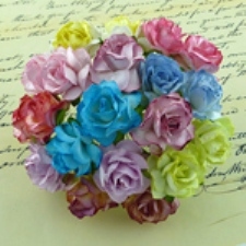 Mulberry Paper Roses