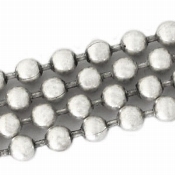 DQ ball chain 3 mm Antiek Silver plated per 50 cm