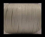 DQ Leer rond 3mm Wit (off White)